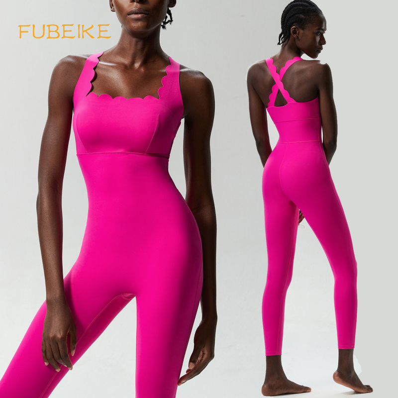 Running Gear Woman - FUBEIKE Small Wave Beauty Back Yoga