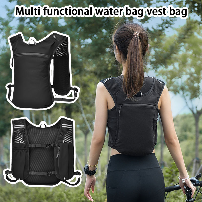 Running Hydration Vest - Multi Functional Water Bag Vest Bag,