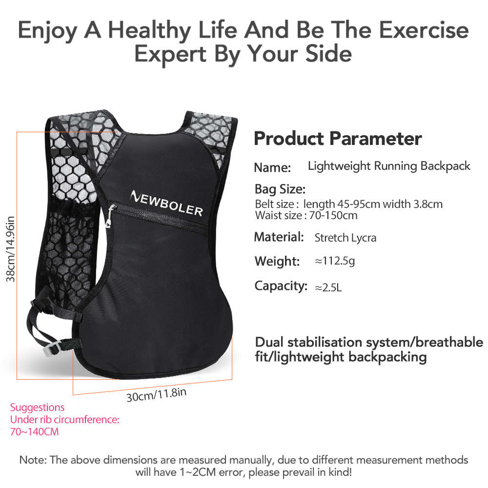 NEWBOLER Outdoor Trail Running - đánh giá và giá Running Hydration Vest