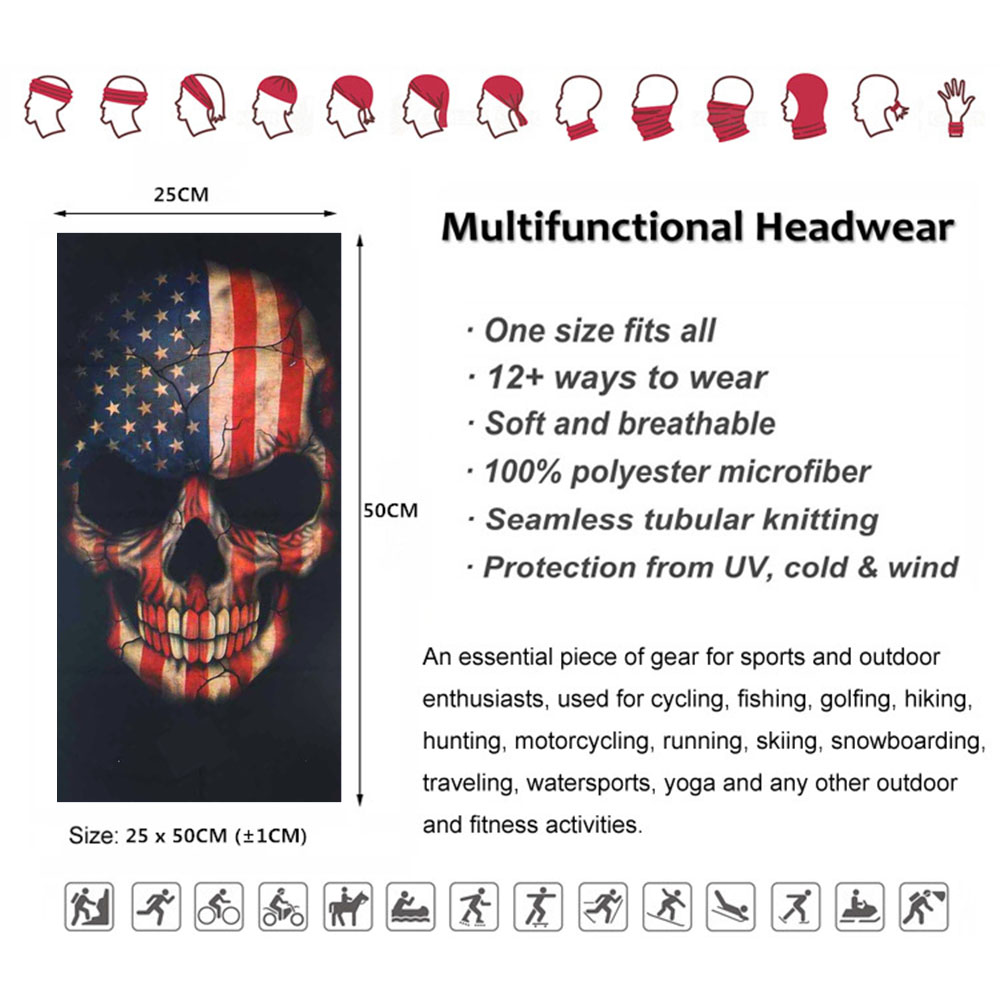 USA Flag Skull Bandana Breatha - đánh giá và giá Running Gear Youtube