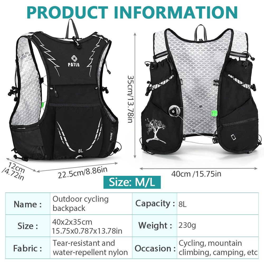 2026 New 8L Outdoor Trail Runn - đánh giá và giá Running Hydration Vest