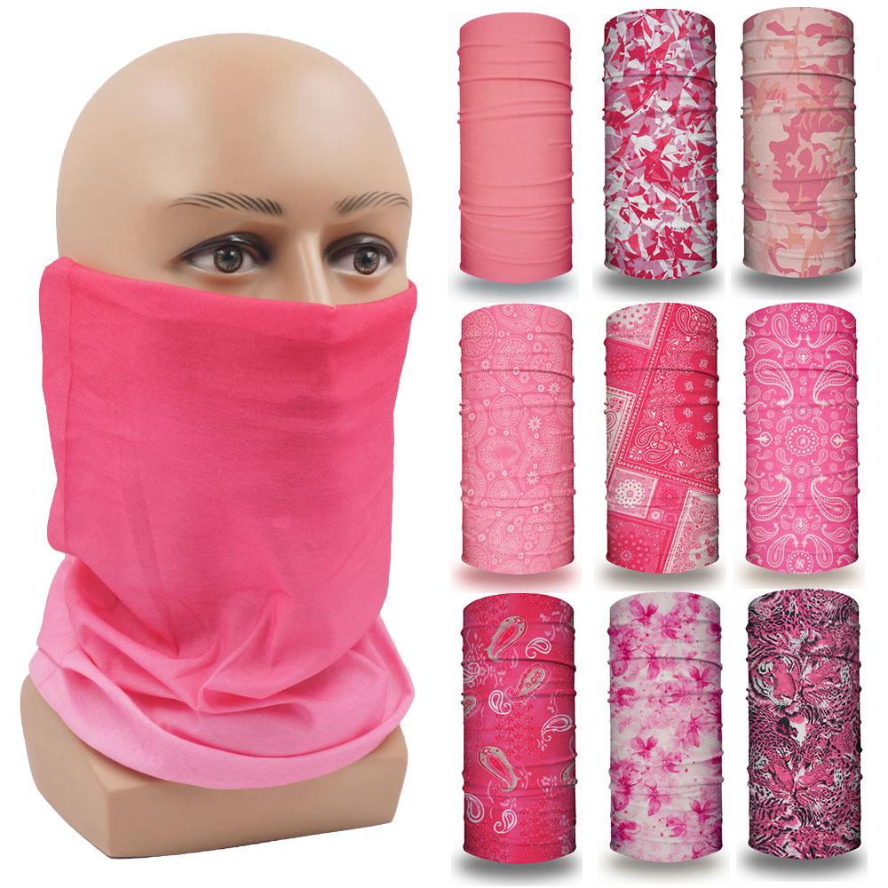 Pink Bandana Face Mask Hiking  - đánh giá và giá Running Gear Youtube
