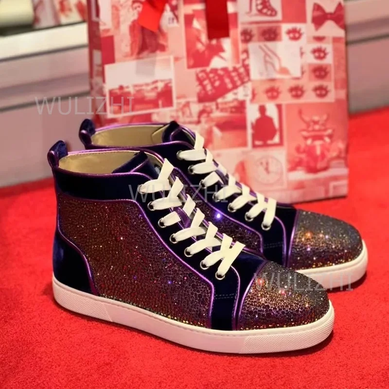 Dark Purple Crystal Rivet Men  - đánh giá và giá Running Gear Woman