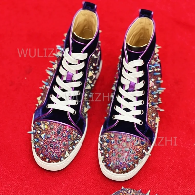 Dark Purple Crystal Rivet Men  - đánh giá và giá Running Gear Woman