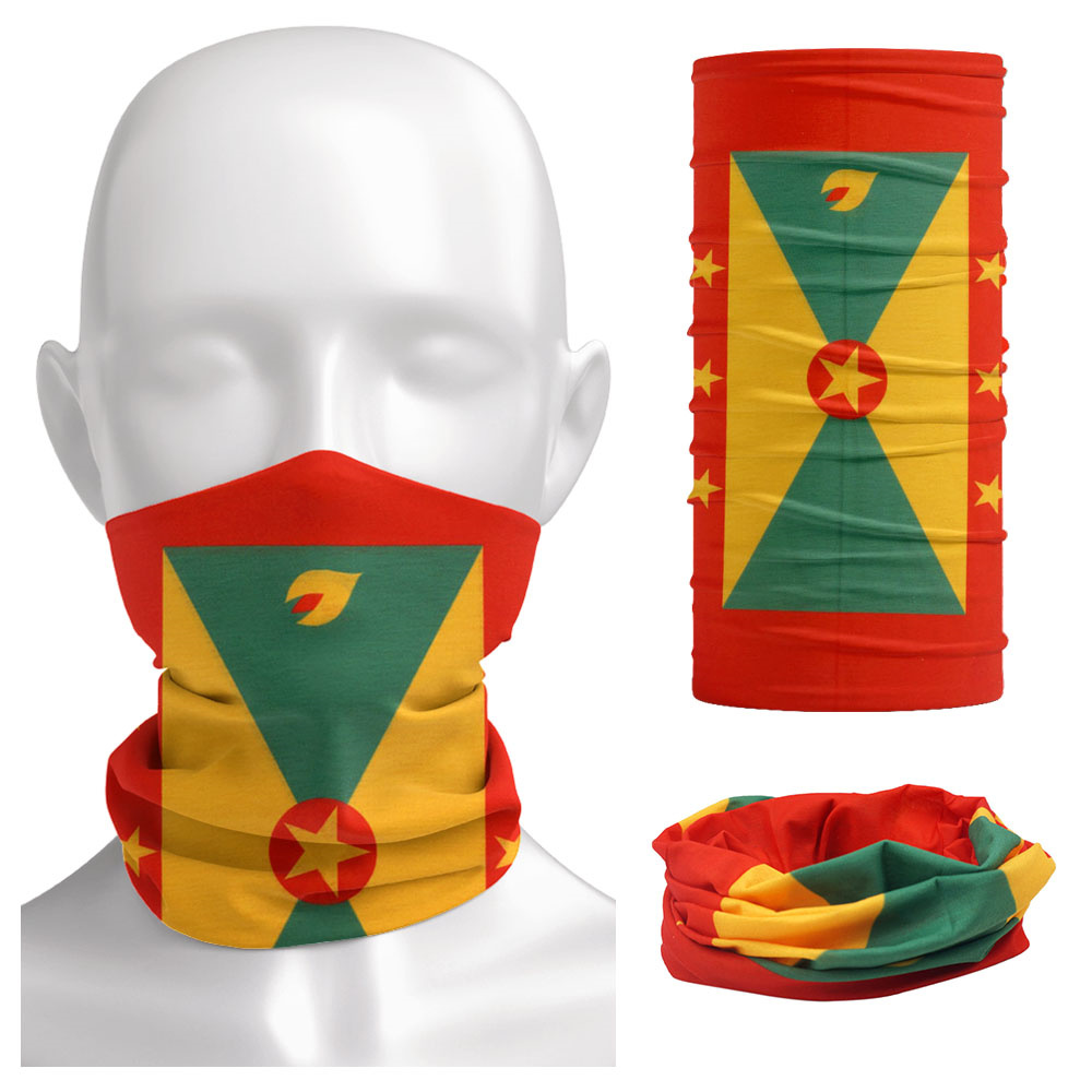 Grenada Flag Pattern Face Band - đánh giá và giá Running Gear Youtube