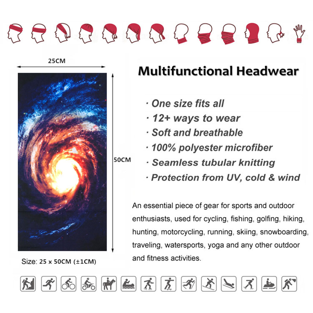 Landscape Starry Headwear Neck - đánh giá và giá Running Gear Youtube